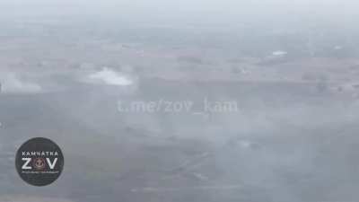 RU POV: Mechanized assault on the village of Razdolnoe in the South Donetsk direction by Marines from the 40th Guards Naval Infantry Brigade.