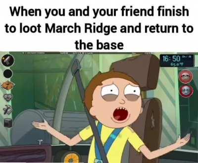 Don't March Ridge. it's not worth it.