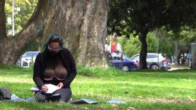 Yes, it is a bit nipply out. I mean 'nippy out.' [f] (OC)