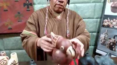 Inca whistling vessels mimic animal sounds.