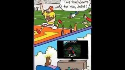 He really do be flipping doe