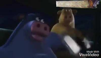 eu e os crias na caravana indo pro churras