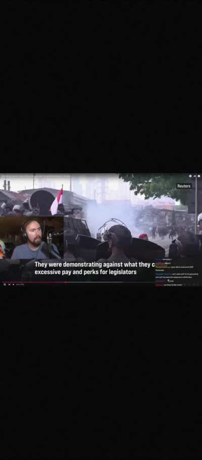 Force being used on protestors in Indonesia....Are protestors really being killed there?