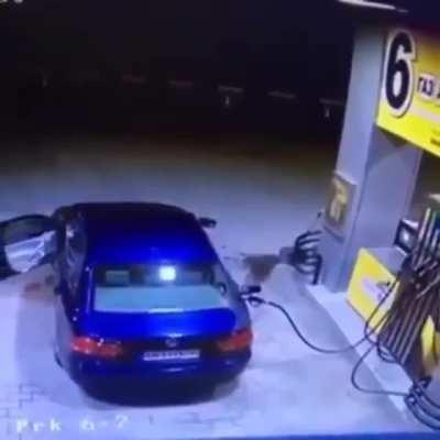 The driver is not aware of the situation