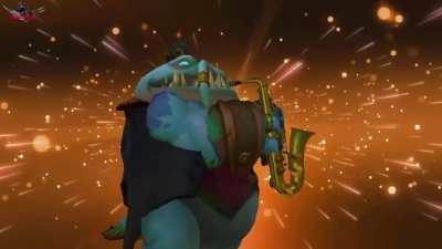 Tahm play the saxophone for a jam! (source in comments)
