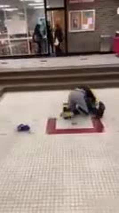 Slippery tiles ruin decent scrap