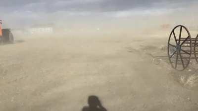 Forget snowstorms in January, we have dust storms! Stay safe Billings, MT