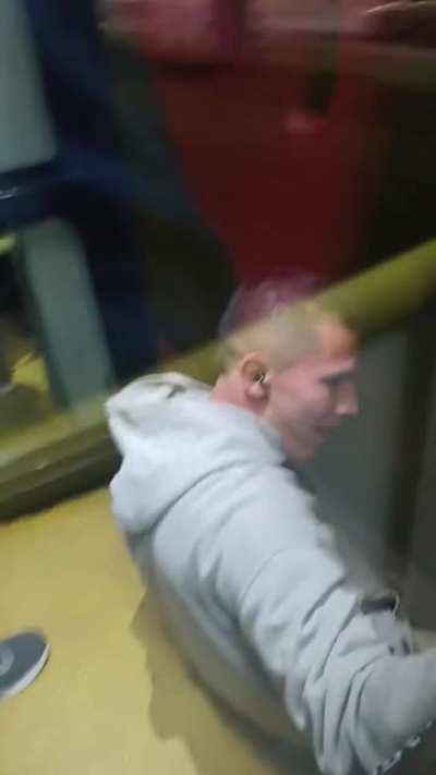 This Man decides where is the station.