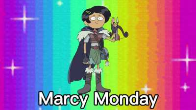 It’s been a really rough week for me, but I still wish to share the joy of Marcy Monday