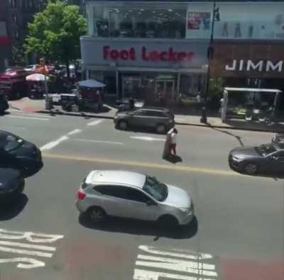 WCGW leaving the back door of an Amazon Truck wide open
