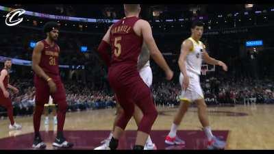 [Highlight] All EIGHT of Sam Merrill's threes last night vs the Jazz. He is now 29/61 (47.5%) from three this year.