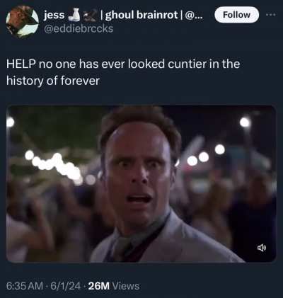 I just realized this was Walton Goggins he is such perfect casting for The Ghoul 😭😭