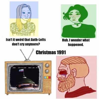 *Sadly sings the soviet anthem*