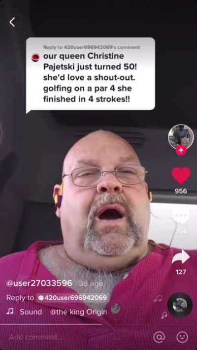 I hope Christine Pajetski sees King’s video for her