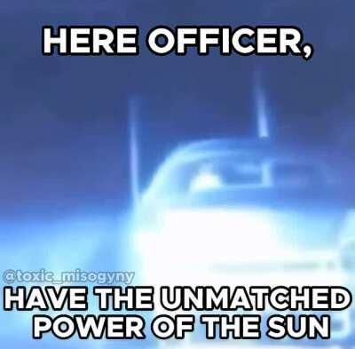 How r/flashlight members get out of a ticket