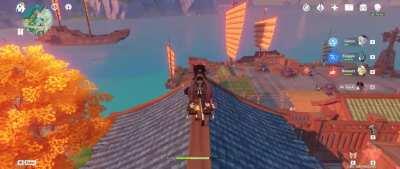 She looks so cute when you do the spam walk thing