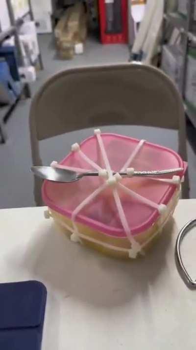 And his lunch time it's gone 