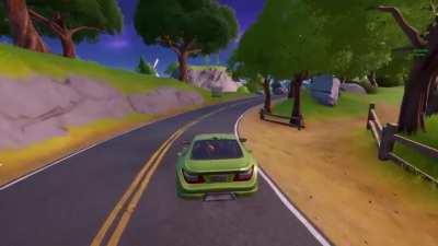 Driving a stranger in solo to his destination. Cars are amazing!