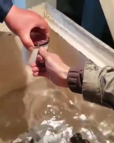 They're playing with mercury!!!