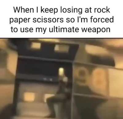 Who is the best rock-paper-scissors player?