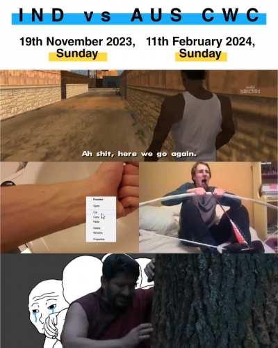 Now we'll have to confront Monday with the burden of two Sunday. 