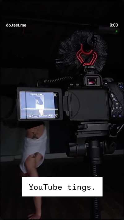 Handstand walk... Got there in the end! 🤸Made the process into an entertaining video, @dotestme on YT