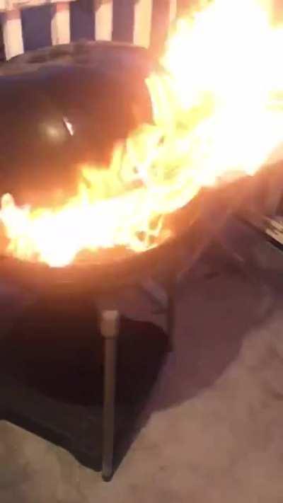 So I was doing some BBQ for the first time yesterday.