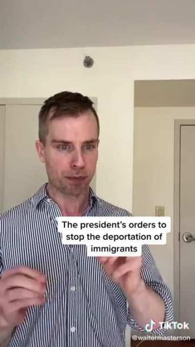 Repeat after him Leftist! A conservative circuit court judge, had been blocking the presidents orders to stop the deportation of immigrants.