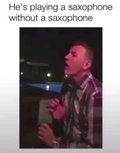 Human saxophone