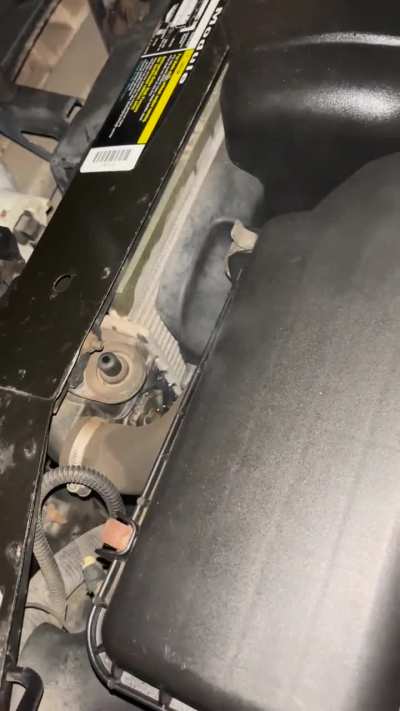 Car started smoking after parking on incline