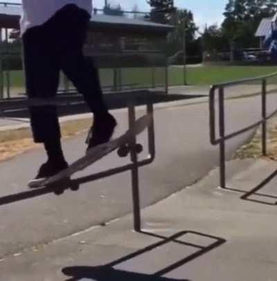 When you ditch physics class to go skateboarding.