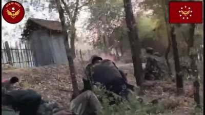 Compilation of Myanmar/Burmese Anti-Junta Rebel Footage from Sagaing and Magway to Karen State [February 1-4] (music and effects from sources)