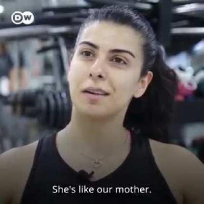 Nahia Abden a 89 year old gym instructor