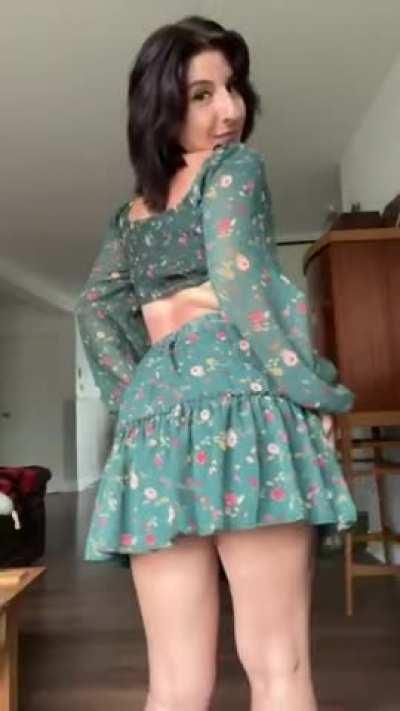 The cute outfit stays on during sex [STBA]