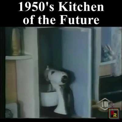 The 1950s inspired kitchen of the future
