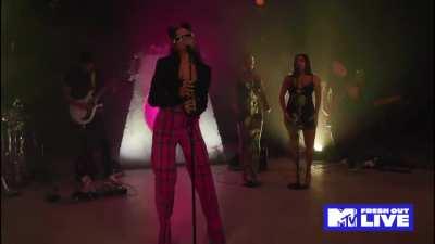 Tinashe takes over the MTVFreshOut stage with a neon-drenched performance of 