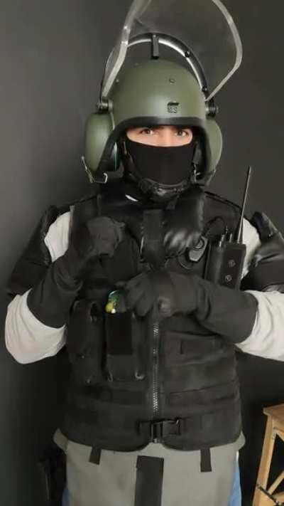 Brought lil buddy with me to watch my back