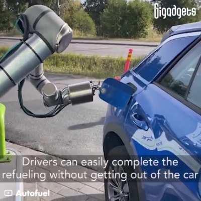 A Robot that will fill the Tank for you, perfect for Minnesota type winters