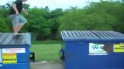 Wcgw playing on top of dumpsters