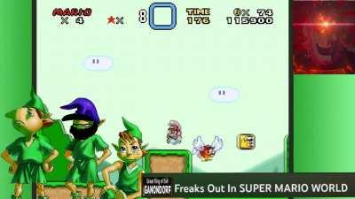 Great King of Evil GANONDORF Freaks Out In SUPER MARIO WORLD