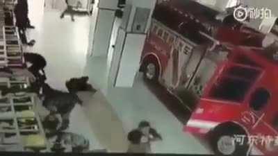 WCGW going with waxed floors in a firehouse.
