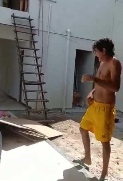 I usually laugh. But this time I was very sorry...