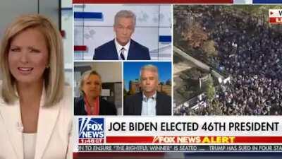 Fox News anchor doesn't realize she's live on air when a guest refuses to admit Joe Biden won the presidency