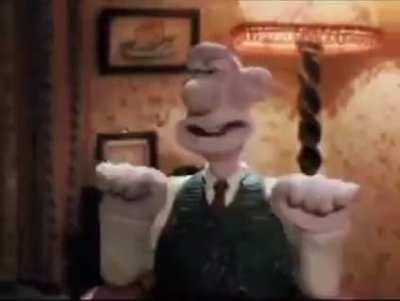 Totally normal Wallace and Gromit 