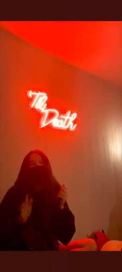 Tina knife flip cuteness