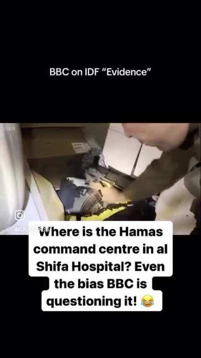 😲Even the bias BBC  is questioning the claims of the IDF !