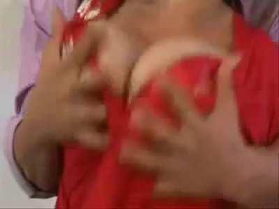 Busty wife's nightwear makes her husband horny