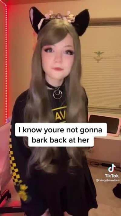 Wee... Me gruño, viste? Hizo 