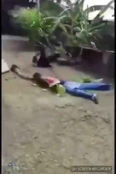 Fights in yakuza games be like