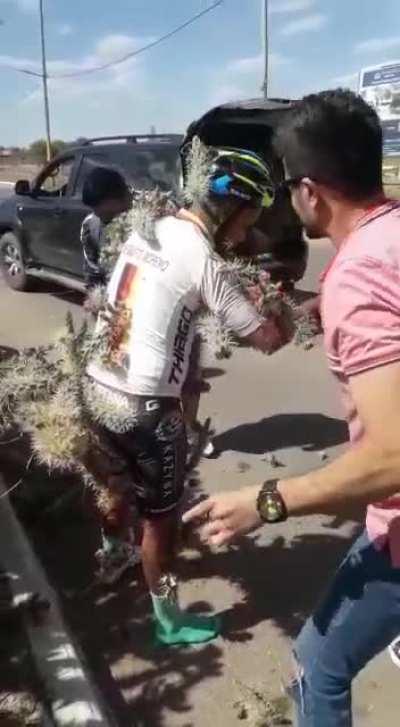 I guess it’s better than hitting a car